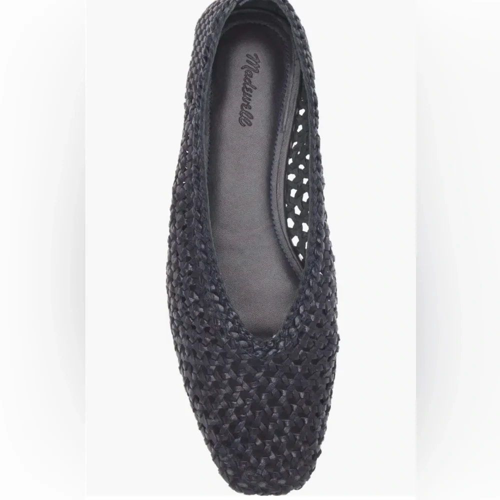 Madewell Mylie Hand Woven Leather Ballet Flats 8.5 - Picture 5 of 7